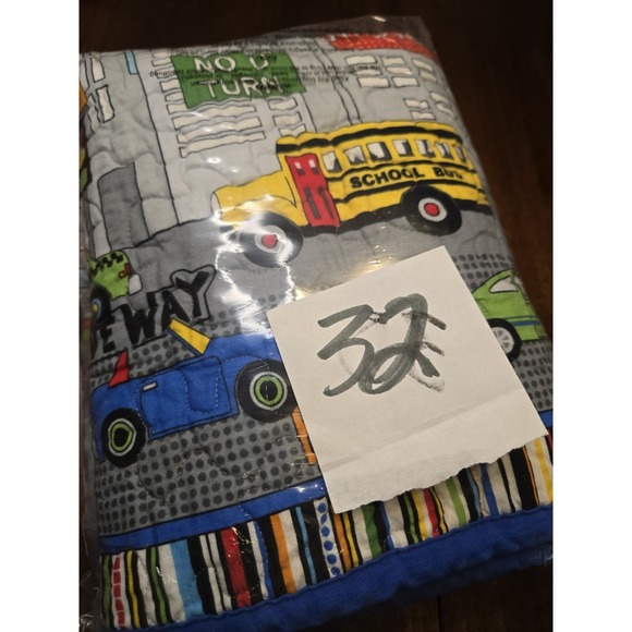 Farm Animal Quilted Baby Child Nursery Blanket Reversible Unisex 43.5x35" Colors - Picture 5 of 5